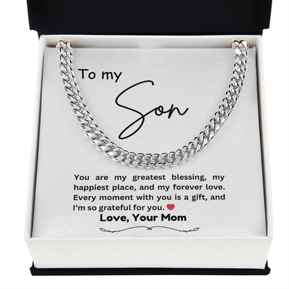 To My Son - From Mom