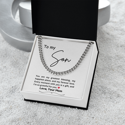 To My Son - From Mom