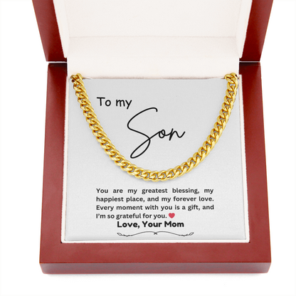 To My Son - From Mom