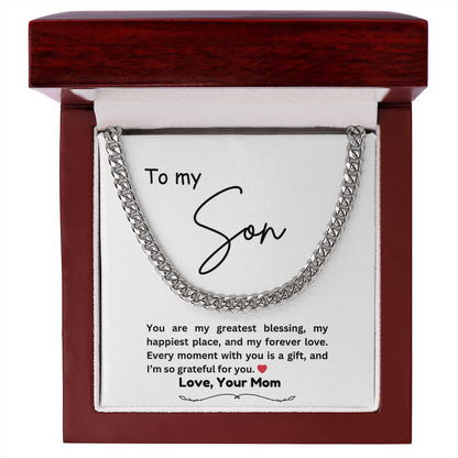 To My Son - From Mom